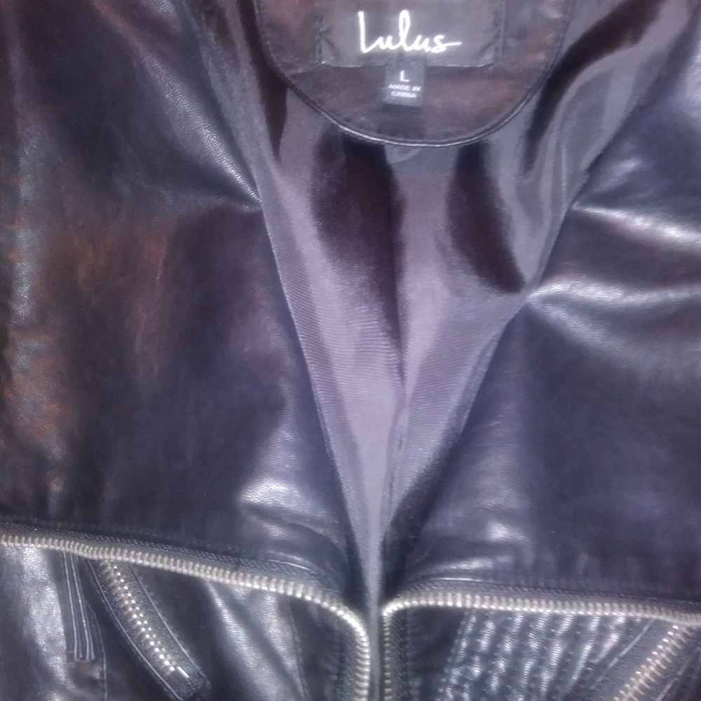 Woman's leather jacket